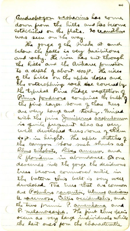 Raymond J. Pool Field Notes and Records