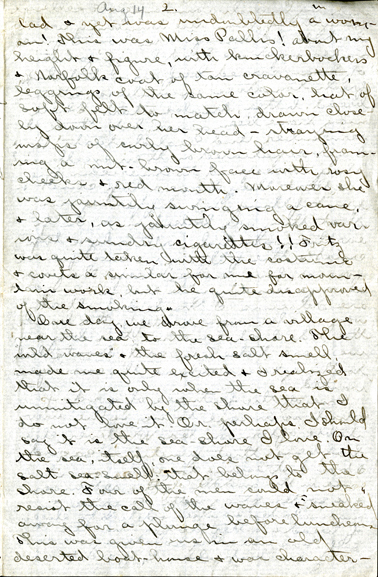 Edith Schwartz Clements handwritten letter