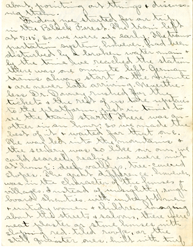 Edith Schwartz Clements, Letters, July 8, 1911