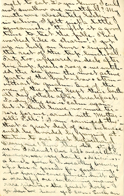 Edith Schwartz Clements handwritten letter