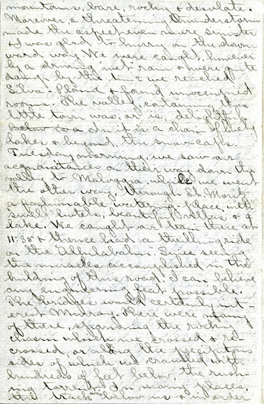 Edith Schwartz Clements handwritten letter