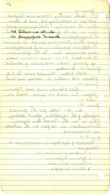 Raymond J. Pool Field Notes and Records