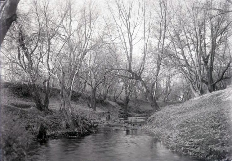 Original caption: Salt Creek SW of Pen. Southwest of penitentiary. Nov. 9, 1913