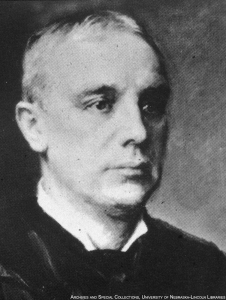 Dr E Benjamin Andrews (1844-1917) served as Chancellor of the University of Nebraska from 1900-1908.