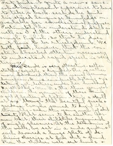 Edith Schwartz Clements, Letters, June 29, 1911