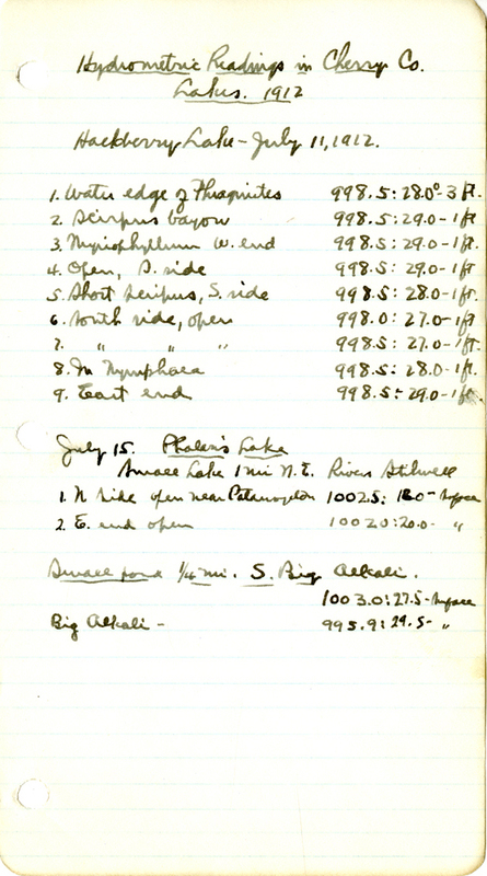 Raymond J. Pool Field Notes and Records