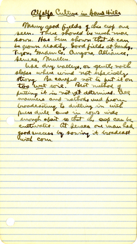 Raymond J. Pool Field Notes and Records