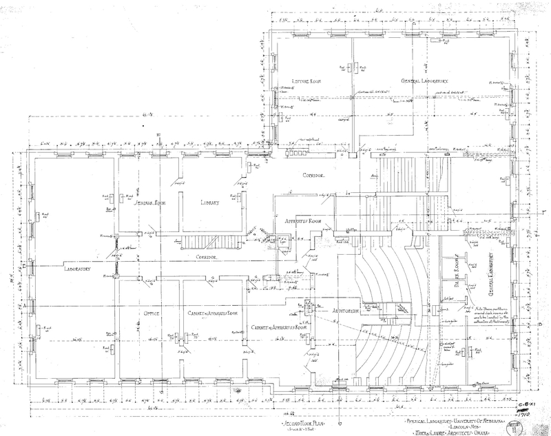 Second Floor Plan Year: 1904