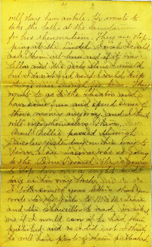 Handwritten 7 page letter from Marcia Bruner to Lawrence Bruner, "It does not seem possible that…"