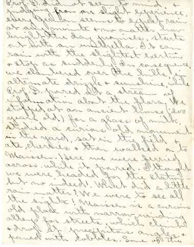 Edith Schwartz Clements, Letters, July 8, 1911
