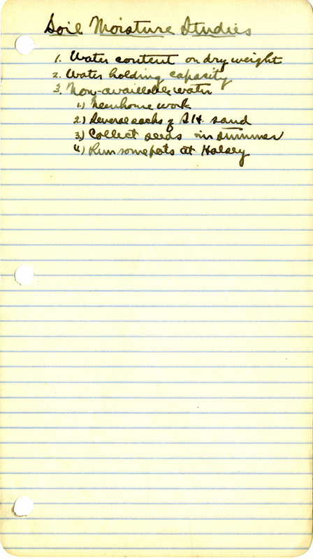 Raymond J. Pool Field Notes and Records