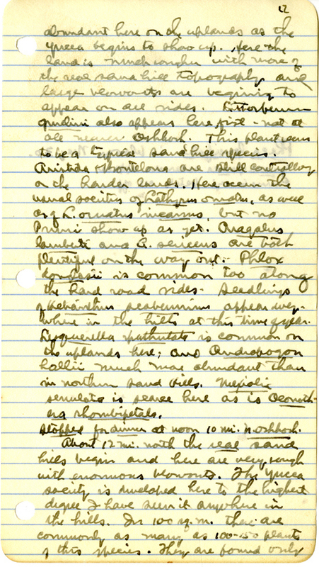 Raymond J. Pool Field Notes and Records