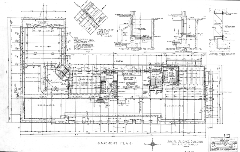 Description: Basement Floor Plan Year: 1917