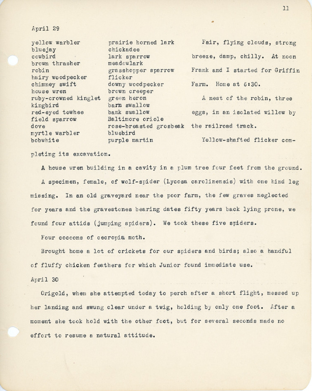 Elizabeth Van Sant transcribed letters