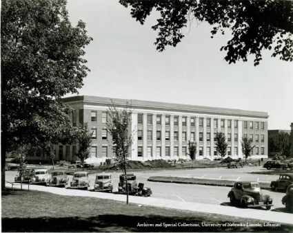 Burnett Hall with 12th street