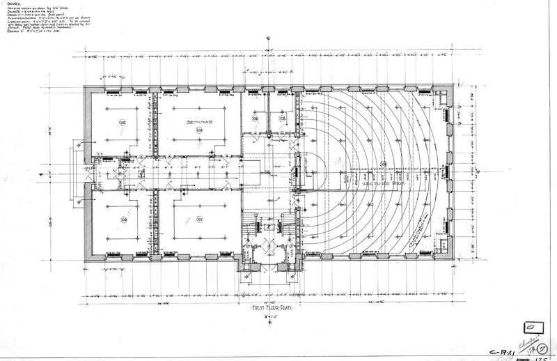 Description: First Floor Plan Year: 1912