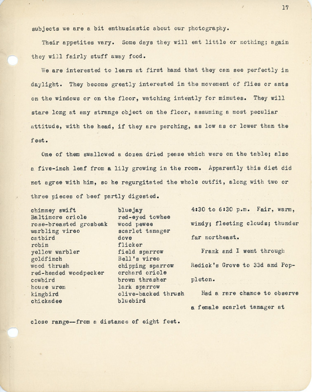 Elizabeth Van Sant transcribed letters