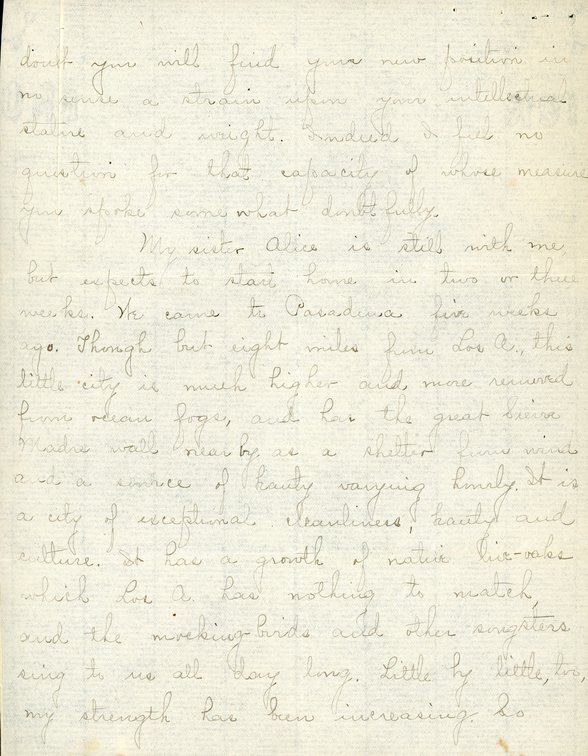 Handwritten letter, 6 pages, from Paul F.C. to Frank H. Shoemaker, "I regret that these seven weeks have elapsed with not my finding favorable opportunity to write you I fear you have thought it a little..."