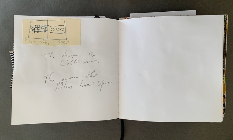 A journal page featuring a doodle and handwritten text.