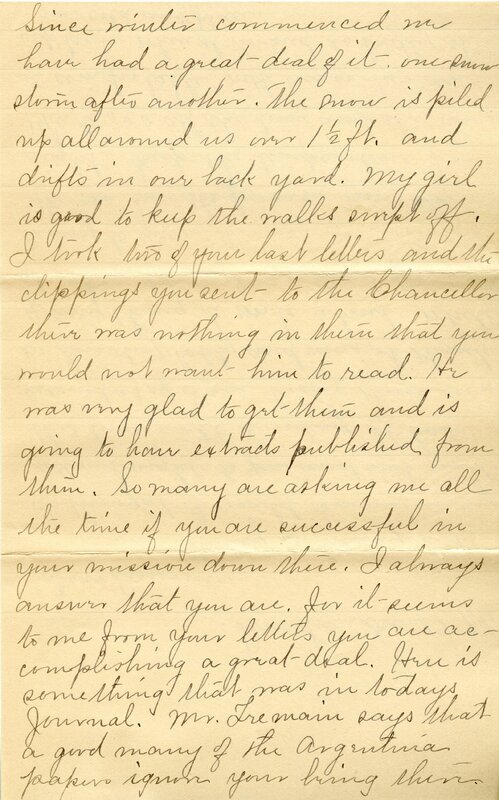 Handwritten 11 page letter from Marcia Bruner to Lawrence Bruner, "Today is Friday, but I thought I would…"
