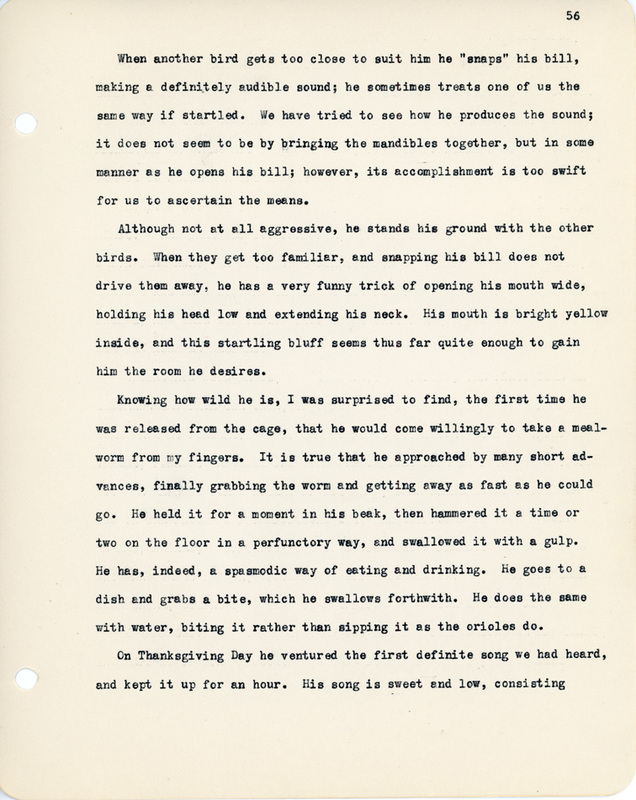 Elizabeth Van Sant transcribed letters