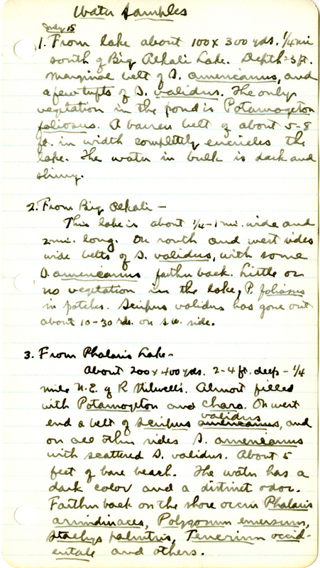 Raymond J. Pool Field Notes and Records