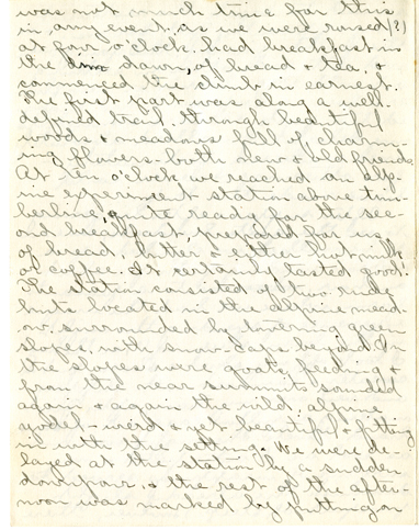 Edith Schwartz Clements handwritten letter