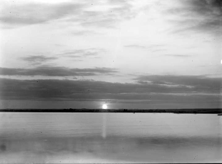 Original caption: Salt Basin, Lincoln, Nebr. sunset view. June 3, 1913