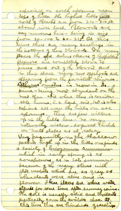 Raymond J. Pool Field Notes and Records