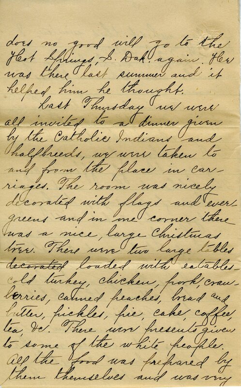 Handwritten 8 page letter from Ella Bruner to Lawrence Bruner, "I have been wanting to write to you for a long time…"