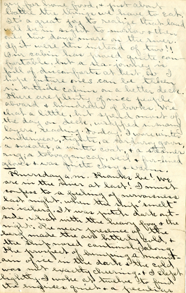 Edith Schwartz Clements handwritten letter
