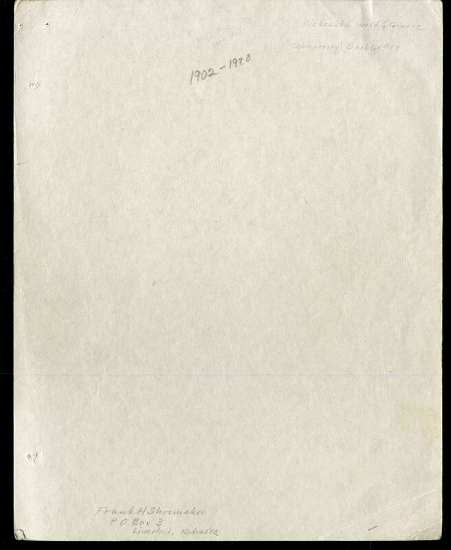 Frank Shoemaker - Omaha, Lincoln, and Nebraska Narratives
