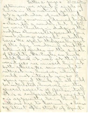 Edith Schwartz Clements, Letters, June 29, 1911