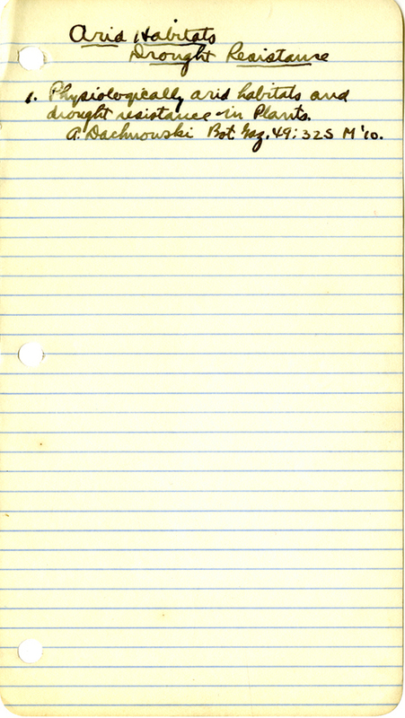 Raymond J. Pool Field Notes and Records