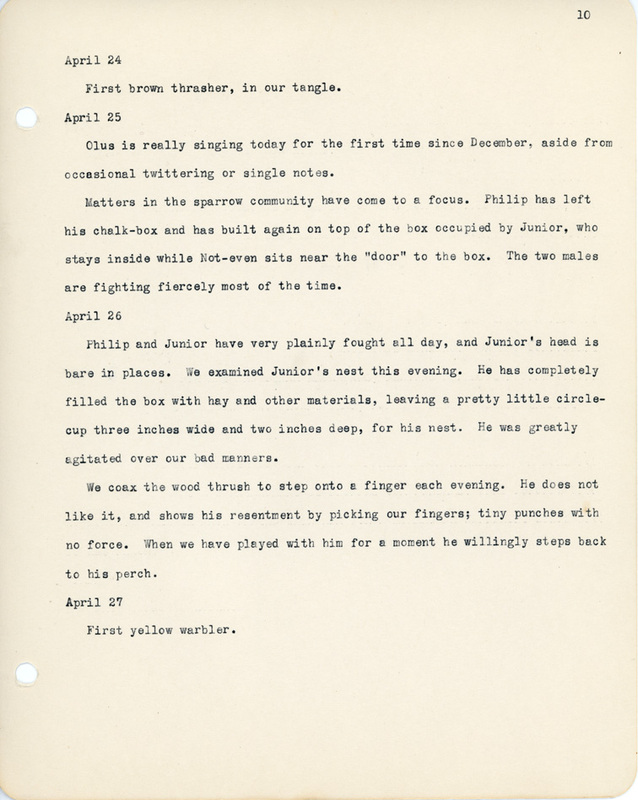 Elizabeth Van Sant transcribed letters