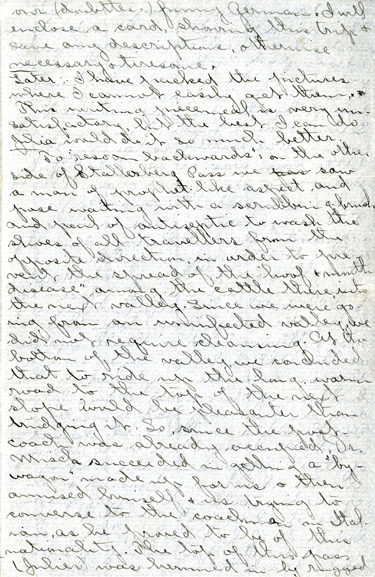 Edith Schwartz Clements handwritten letter