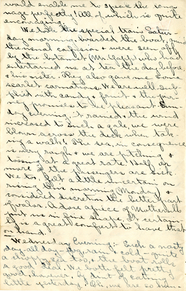 Edith Schwartz Clements handwritten letter