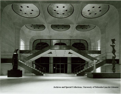 Art Gallery prior to closing of 12th street and demolition of Grant Hall.