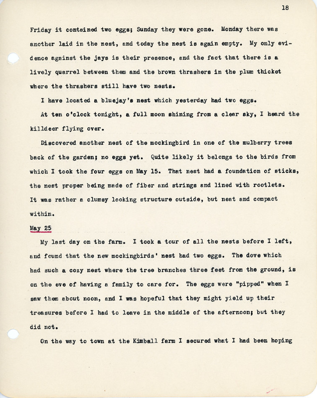 Elizabeth Van Sant transcribed letters