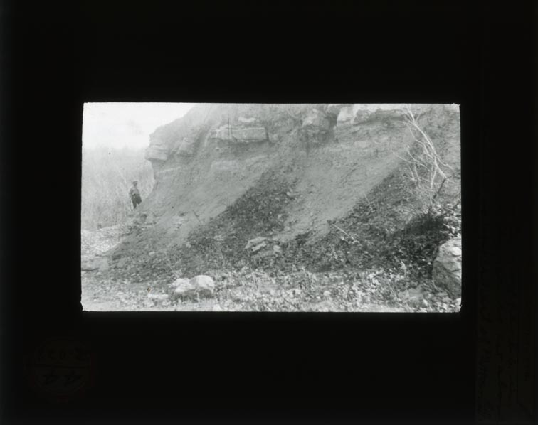 Original caption: 8-27-6-11. Limestone blocks Weeping Water. No 1. Cass County. (121111-00237)