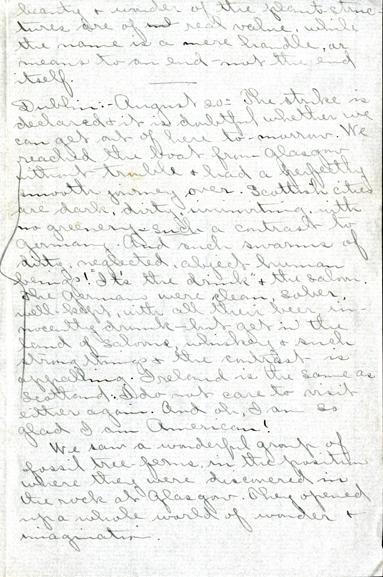 Edith Schwartz Clements handwritten letter