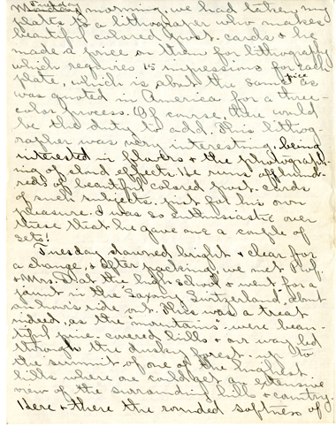 Edith Schwartz Clements, Letters, July 8, 1911