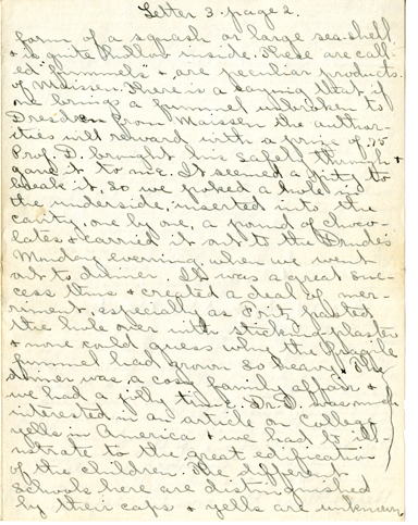 Edith Schwartz Clements, Letters, July 8, 1911