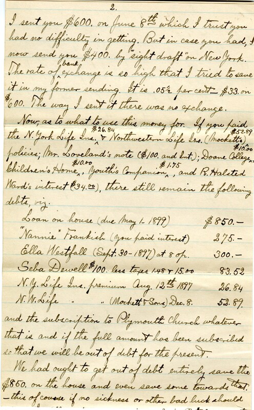 Handwritten 6 page letter from Lawrence Bruner to Marcia Bruner, "I have just received your letter that is dates 'West Point, June 26th'..."