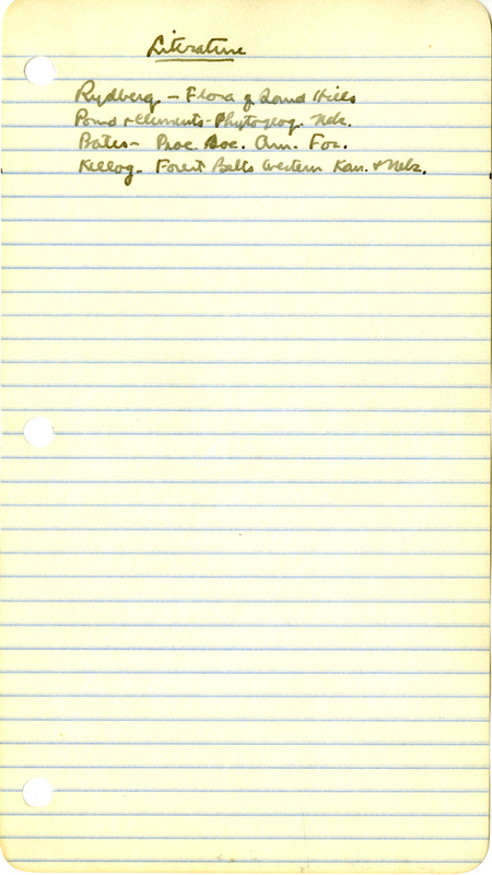 Raymond J. Pool Field Notes and Records