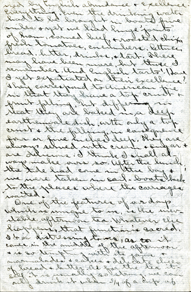 Edith Schwartz Clements handwritten letter