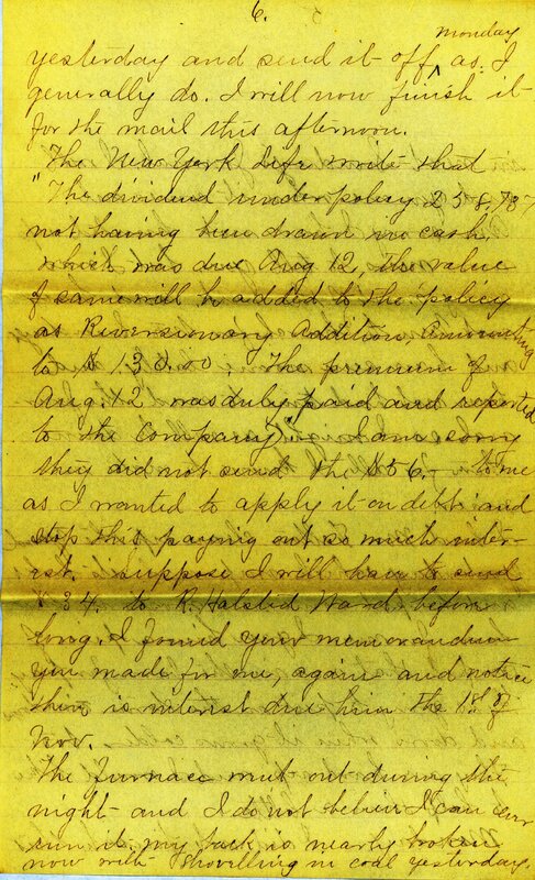 Handwritten 7 page letter from Marcia Bruner to Lawrence Bruner, "It does not seem possible that…"