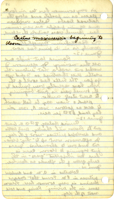 Raymond J. Pool Field Notes and Records