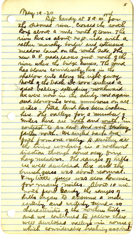 Raymond J. Pool Field Notes and Records