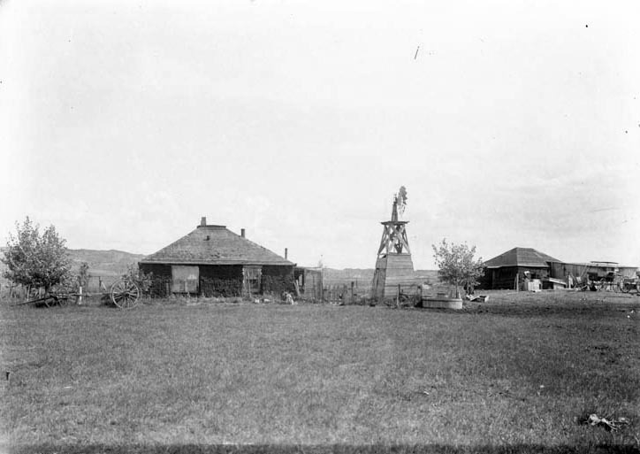 Original caption: Stillwell's ranch, Hackberry Lake, Cherry Co., Nebr. June 1903. Cherry County.